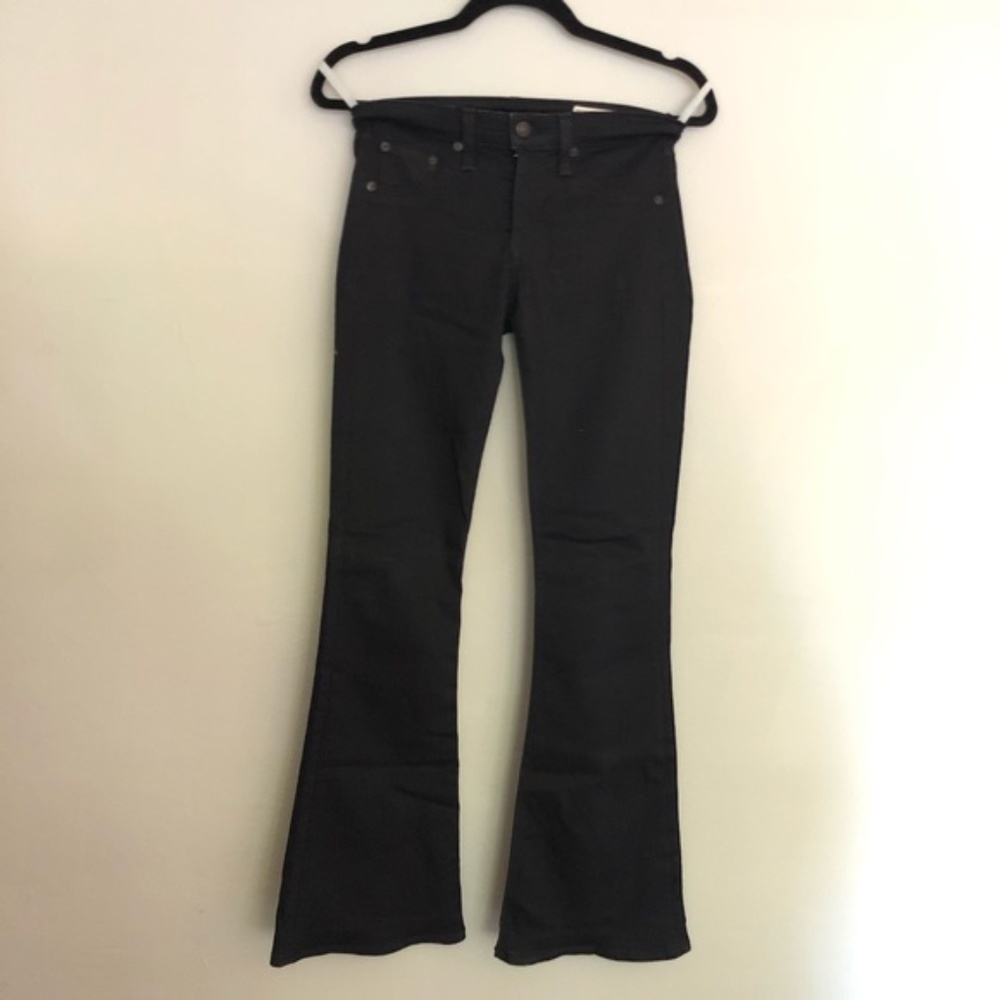 Rag & Bone Elephant Bell Flare Jeans Dark Wash in Midnight Blue size 26 - Picture 4 of 10